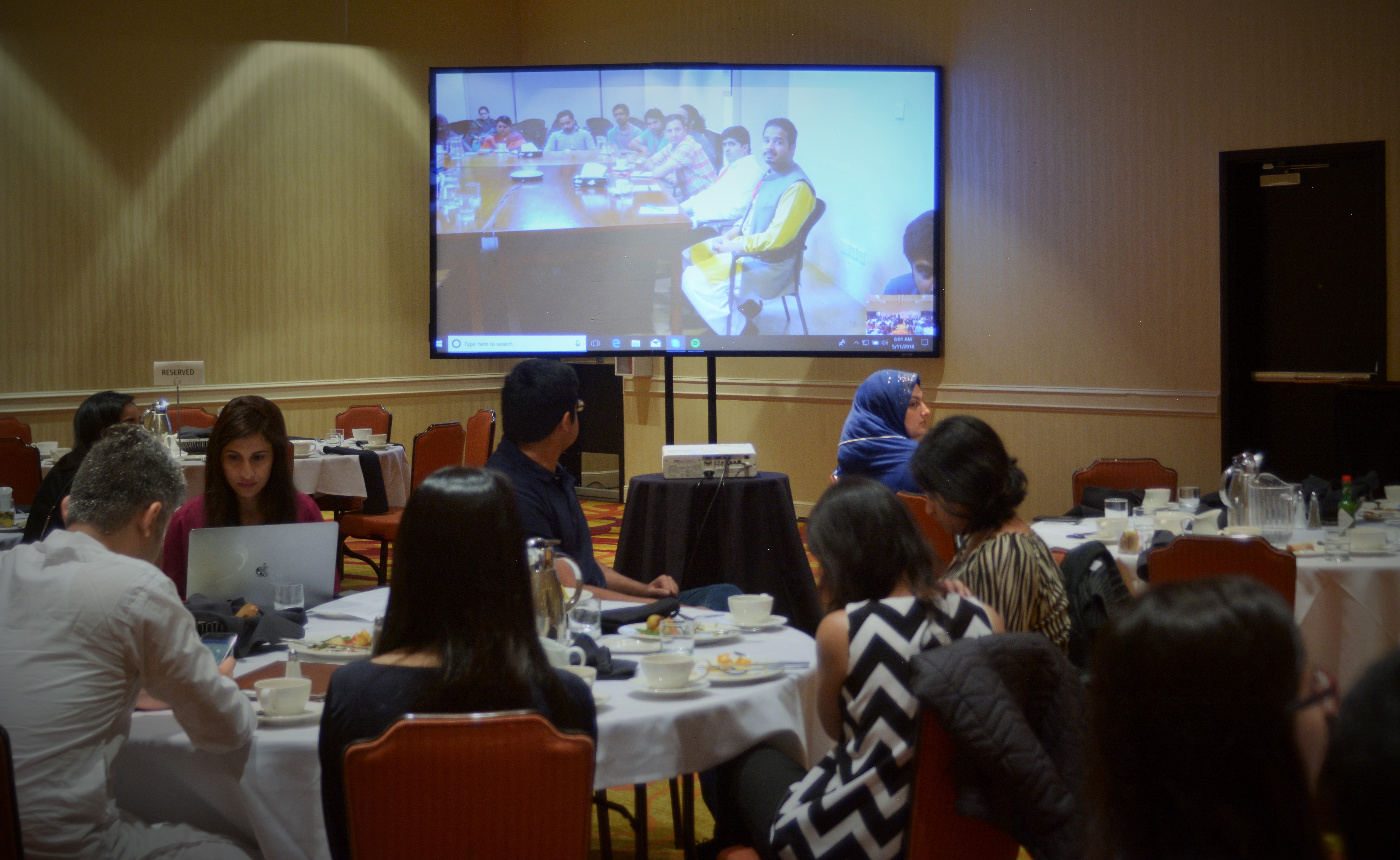 Fulbright alumni engage with grantees through direct video conference