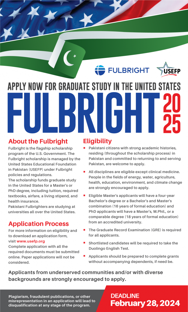 Fulbright announcement