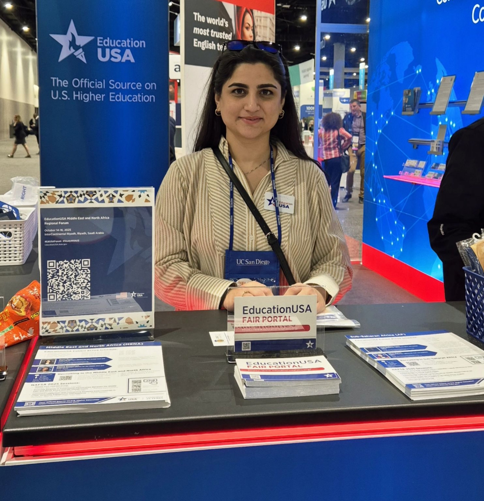 Copy of Mashal at NAFSA booth