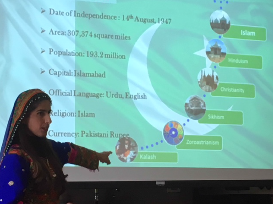 Rubia Saeed showcasing her leadership and diplomacy skills